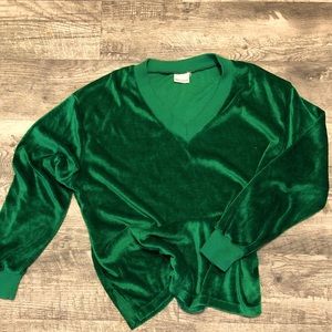 Vintage velour unisex sweater